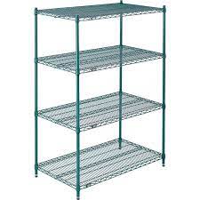 Photo 1 of **SEE NOTES**
Global Industrial 18488G 48 x 18 x 86 in. Nexel Poly-Z-Brite Wire Shelving&#44; Green