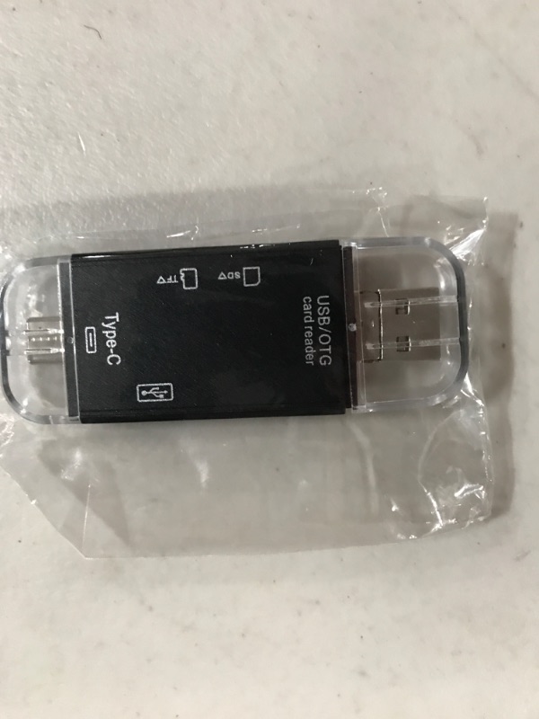 Photo 1 of Trail Camera Viewer SD Card Reader, 6 in 1 USB C to Micro USB and USB A Memory Reader, OTG Card Reader Adapter