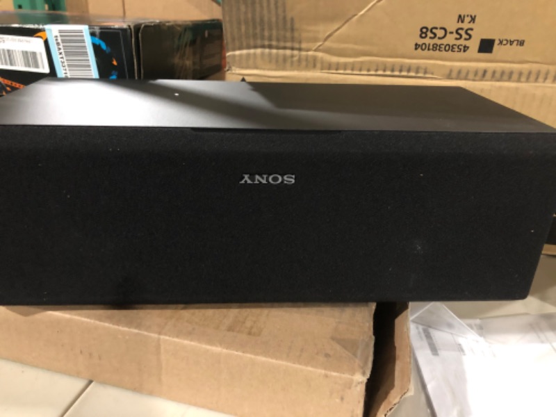 Photo 1 of Sony SSCS8 2-Way 3-Driver Center Channel Speaker - Black, 4 Bookshelf Speaker System