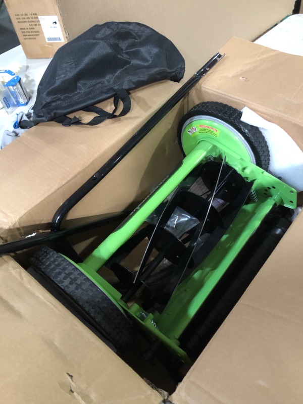 Photo 2 of Greenworks 14-Inch Reel Lawn Mower RM1400