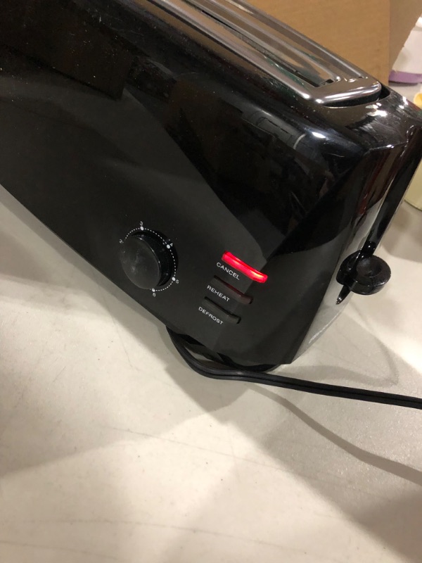 Photo 2 of  Toaster- Reheat, Cancel, Defrost- Black 