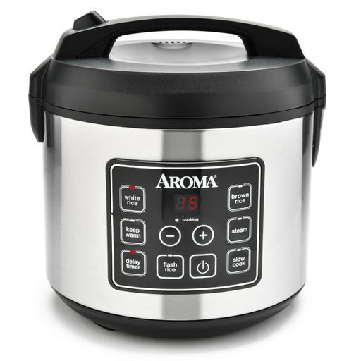 Photo 1 of Aroma 20-Cup Programmable Rice & Grain Cooker and Multi-Cooker Digital Controls
