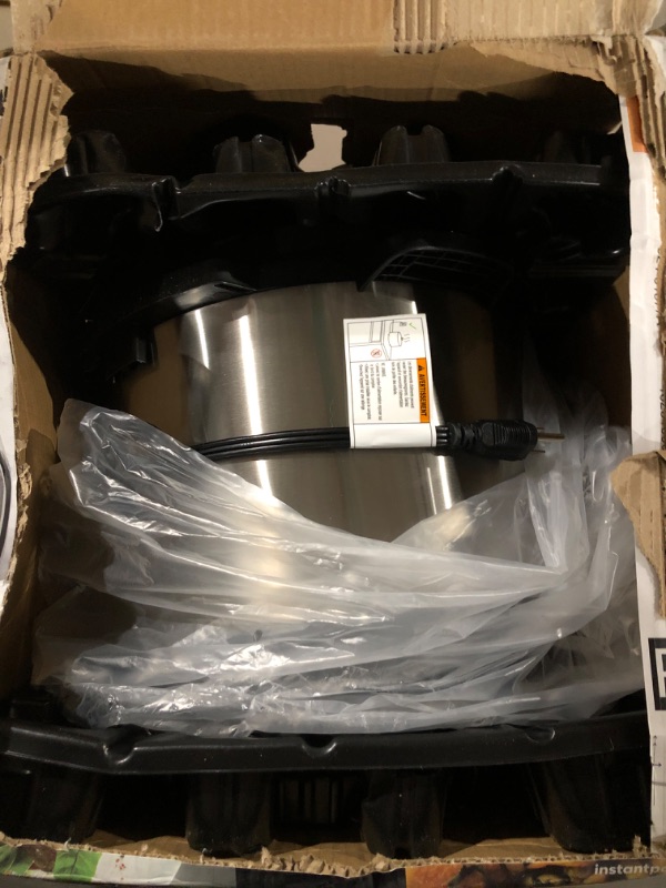 Photo 1 of 8 qt. Stainless Steel Duo Electric Pressure Cooker