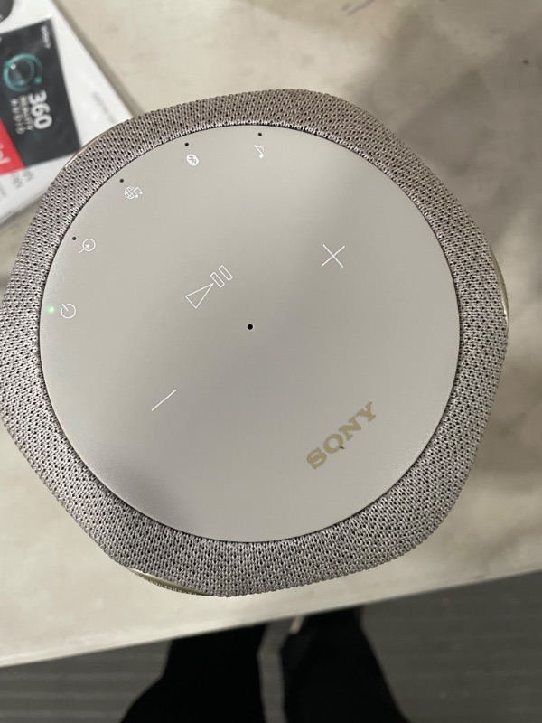 Photo 3 of Sony SRS-RA3000 360 Reality Audio Wi-Fi / Bluetooth Wireless Speaker, Works with Alexa and Google Assistant, Light Gray