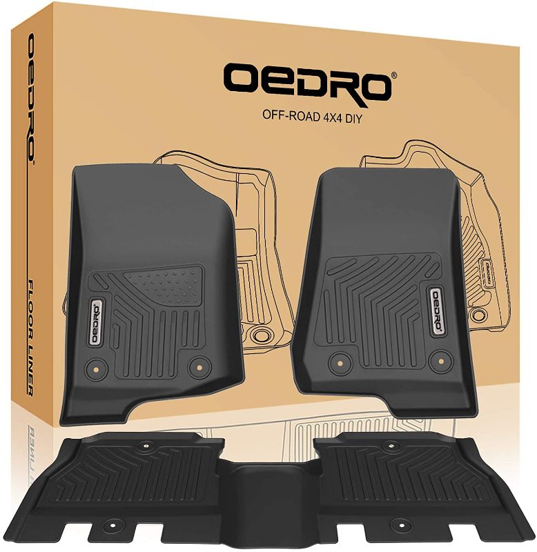 Photo 1 of **USED** OEDRO Floor Mats Compatible for 2018-2023 Jeep Wrangler