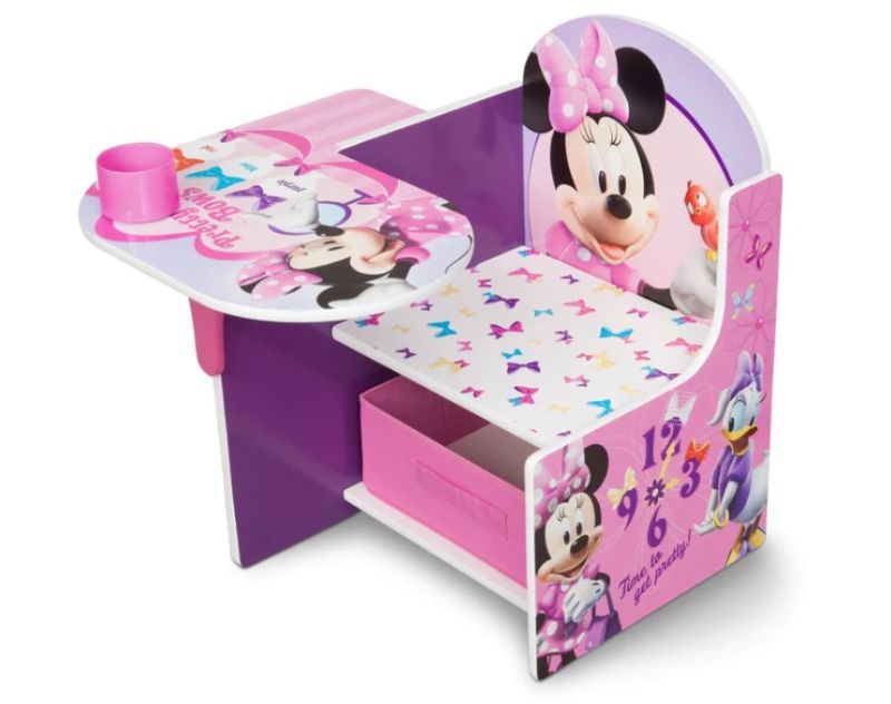 Photo 1 of Disney's Minnie Mouse Chair Desk With Storage Bin by Delta Children