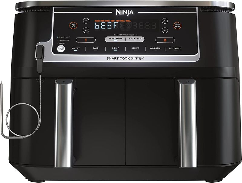 Photo 1 of ***USED*** Ninja DZ550 Foodi 10 Quart 6-in-1 DualZone Smart XL Air Fryer with 2 Independent Baskets