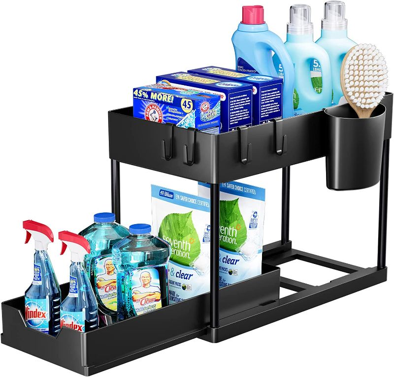 Photo 1 of ***USED*** Puricon 1 Pack Under Sink Organizers and Storage Pull Out Sliding Drawer
