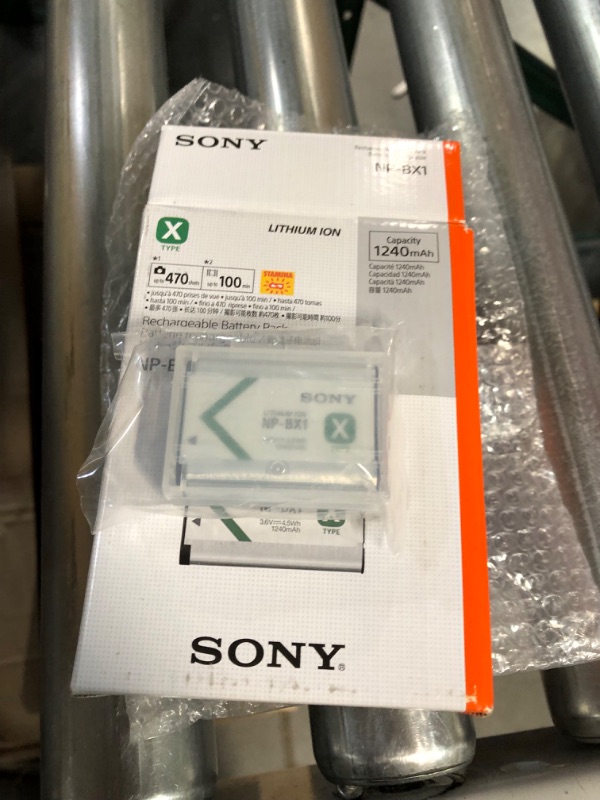 Photo 2 of ***USED*** Sony NP-BX1/M8 Lithium-Ion X Type Battery (Silver)
