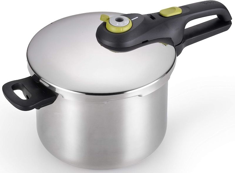Photo 1 of *USED* T-fal Ultimate Stainless Steel Pressure Cooker 6.3 Quart Induction Cookware