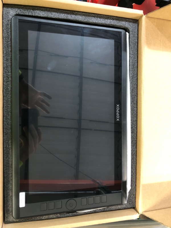 Photo 1 of ***SEE NOTES*** Drawing Tablet with Screen,15.6'' XOPPOX Graphics Drawing Monitor Pen Display with Full Laminated Screen,Tilt Battery-Free Stylus 8192 Level Pen Pressure,Touch Bar, Stand,Compatible for Window/Mac 15.6 Inch