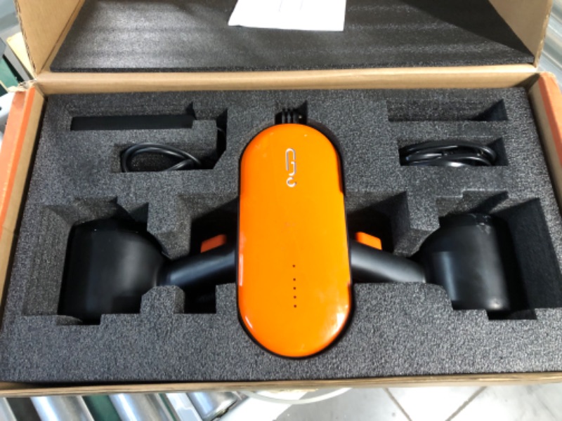 Photo 2 of **SEE NOTES**
G GENEINNO Geneinno Underwater Scooter Dual Propellers with 2-Speed Compatible with GoPro Orange