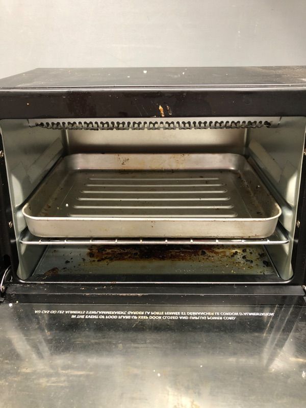 Photo 3 of Betty Crocker Compact Toaster Oven, Pizza Oven with Toast & Bake, 2 Slice Toaster with Top & Bottom Heaters, Kitchen Countertop Oven