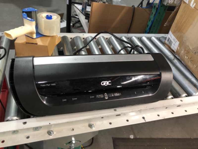 Photo 3 of GBC Thermal Laminator Machine, Fusion 7000L BLACK *UNABLE TO TEST*