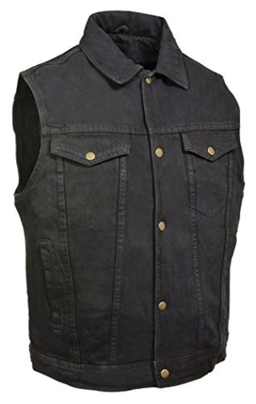 Photo 1 of Milwaukee Performance Men's Shirt Collar Denim Vest (Black, Large) *NEW*