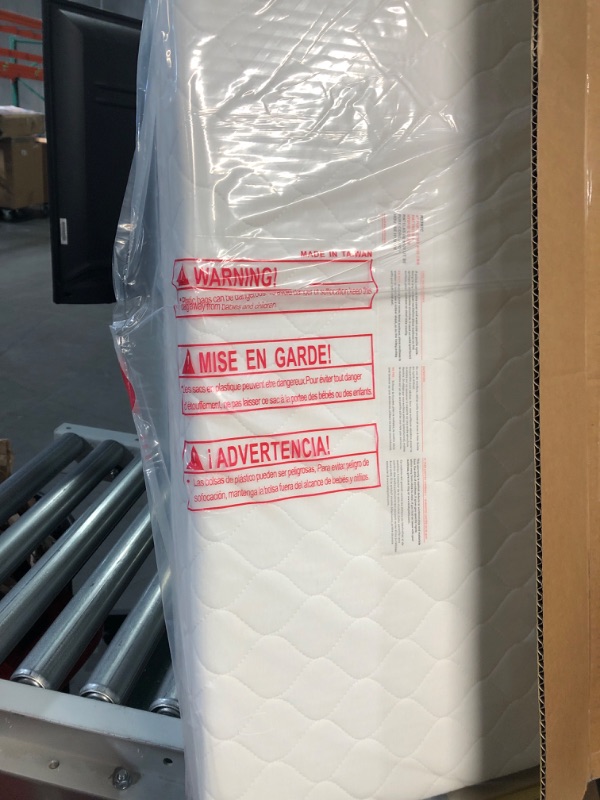 Photo 1 of babyletto Pure Core 4" Midi Crib Mattress, Hybrid Waterproof Cover, Lightweight, Greenguard Gold Certified