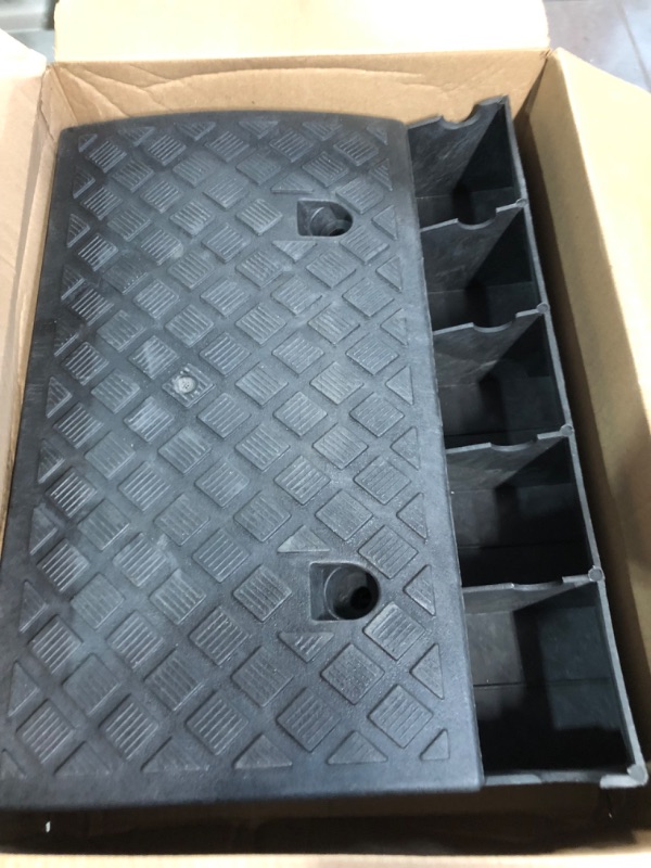 Photo 2 of [USED] Portable Lightweight Plastic Curb Ramps 2PCS