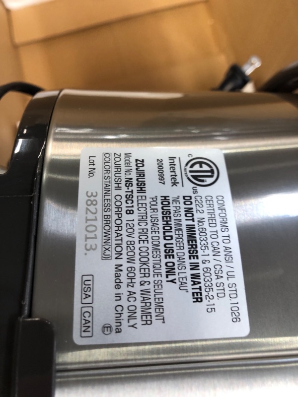 Photo 1 of [USED] ZOJIRUSHI Rice Cooker & Warmer - 10cups 