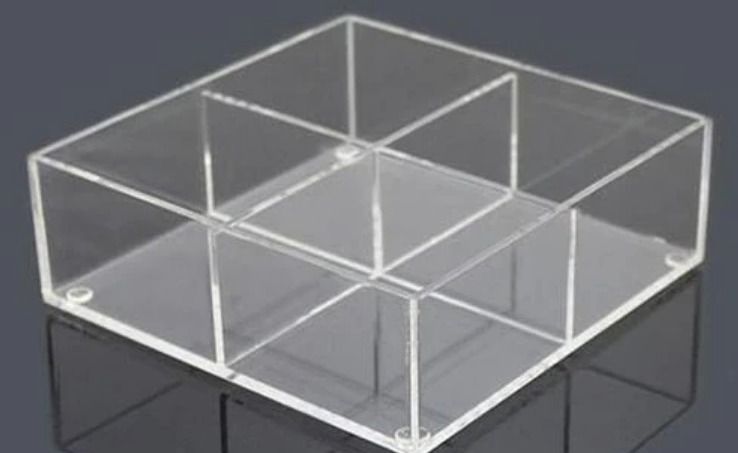 Photo 1 of 4 Compartment Acrylic Box Cosmetic Organizer - 4pk