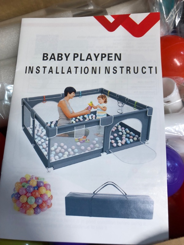 Photo 2 of [USED] Baby Playpen, 79 x 63 Inches Extra Large Playpen