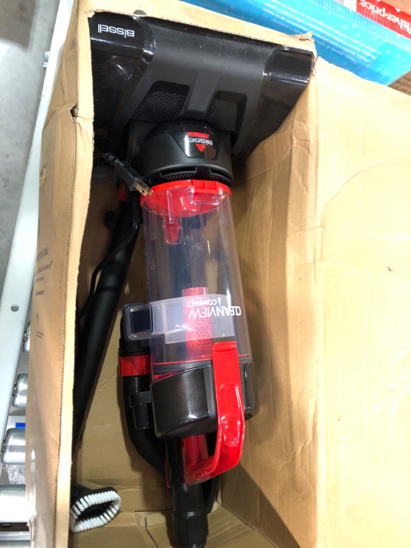 Photo 3 of [USED] BISSELL CleanView Compact Upright Vacuum - 3508, Red,black