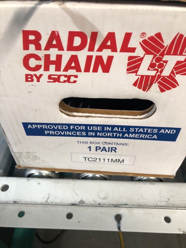 Photo 1 of Security Chain Company TC2111MM Radial Chain LT Cable Tire Traction Chain for Light Trucks - Set of 2