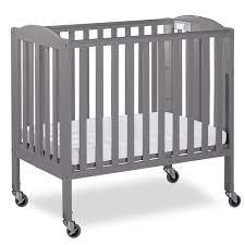 Photo 1 of Dream On Me, Edgewood 4-in-1 Convertible Mini Crib, Cool Grey