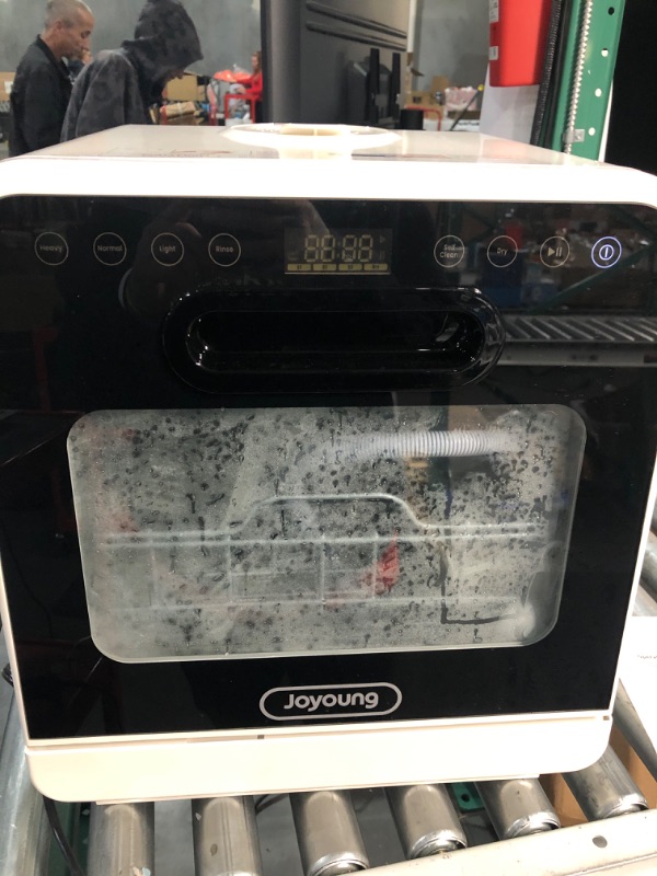 Photo 2 of * USED * JOYOUNG Portable Countertop Dishwasher, 5L Built-in Water Tank, 5 Washing Programs with Air-Dry Function, 360° Dual Spray Arms, Compact Size and Large Capacity for a Family of 6