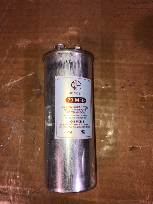 Photo 2 of 70?f Capacitor for AC 370 or 440 Volt 70MFD Air Conditioner Capacitors