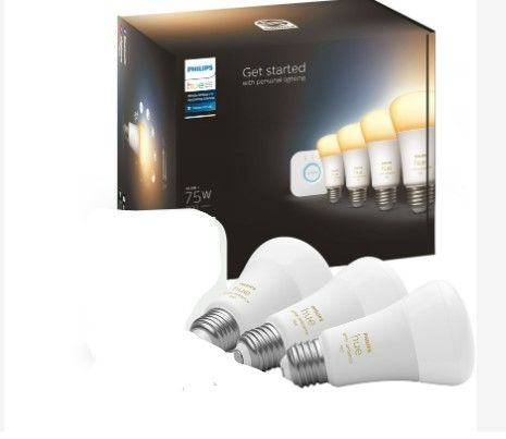 Photo 1 of **USED**3 ONLY**  Hue A19 Bluetooth 75W Smart LED Starter Kit