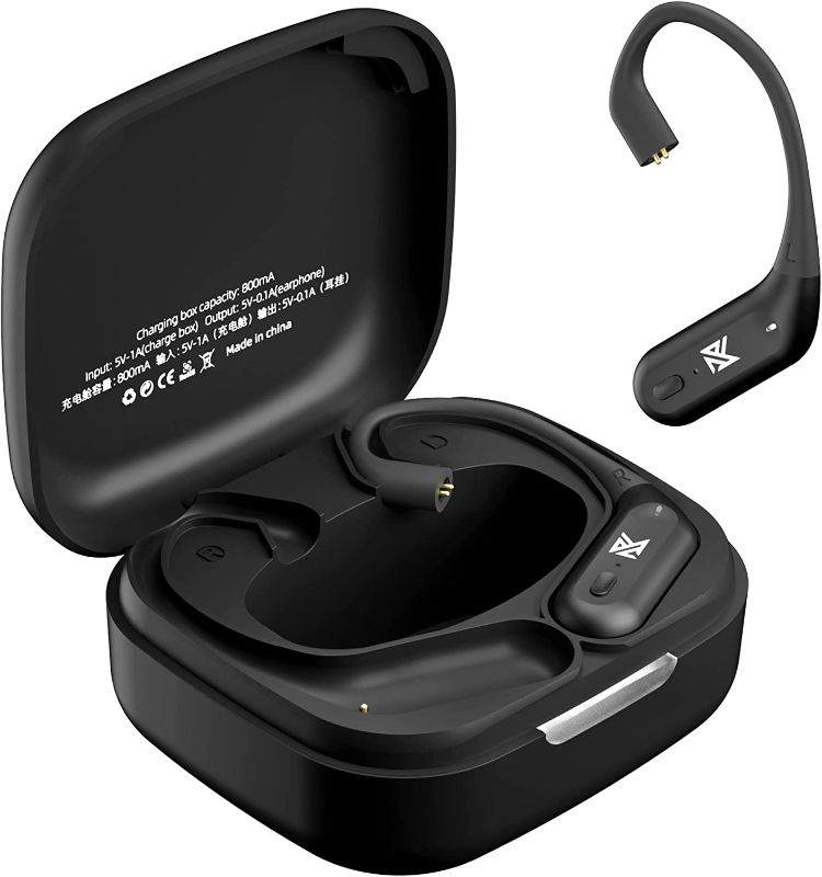 Photo 1 of G.K KZ AZ09 Pro Wireless Adapter Cable Qualcomm QCC3040 Bluetooth 5.2 Module Upgrade Cable Ear Hook with 0.75/0.78mm(Black)