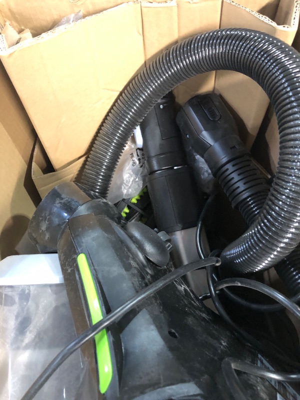 Photo 4 of * USED * Bissell Powergroom Multicyclonic Bagless Canister Vacuum - Corded - 1654, Black / Lime