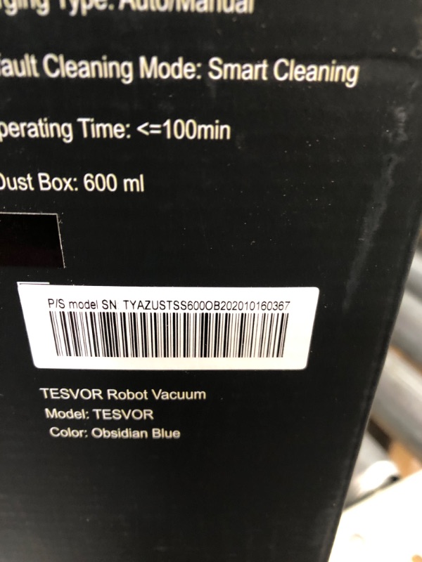 Photo 4 of * USED * Tesvor Robot Vacuum Cleaner, Robotic Vacuum