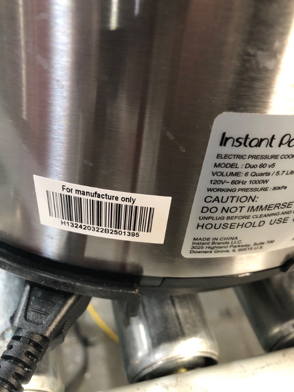 Photo 3 of * USED * Instant Pot Duo 7-in-1 Electric Pressure Cooker, Slow Cooker