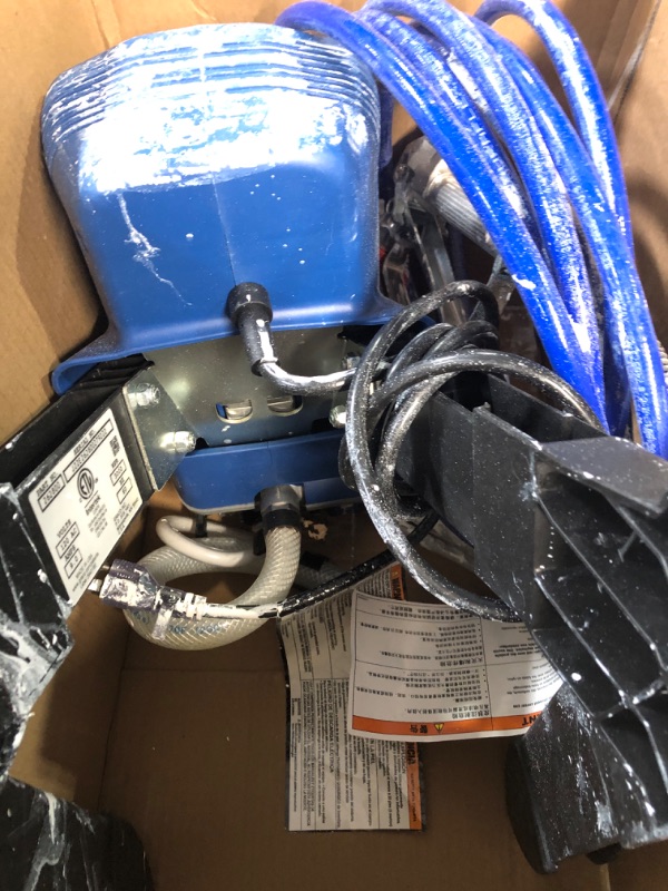 Photo 4 of * USED * Graco Magnum 262800 X5 Stand Airless Paint Sprayer, Blue Magnum X5 Airless Paint Sprayer