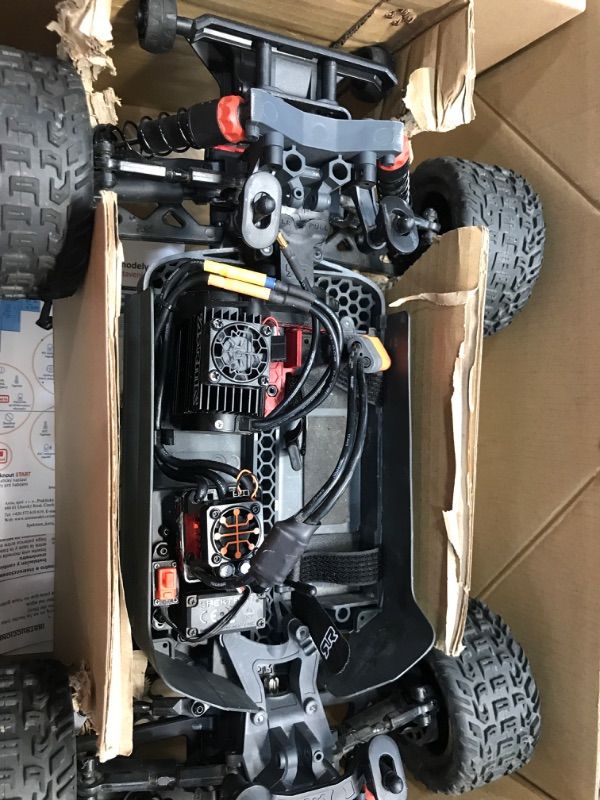 Photo 7 of ARRMA RC Truck 1/10 VORTEKS 4X4 3S BLX Stadium Truck RTR (Batteries and Charger Not Included), Purple, ARA4305V3T2