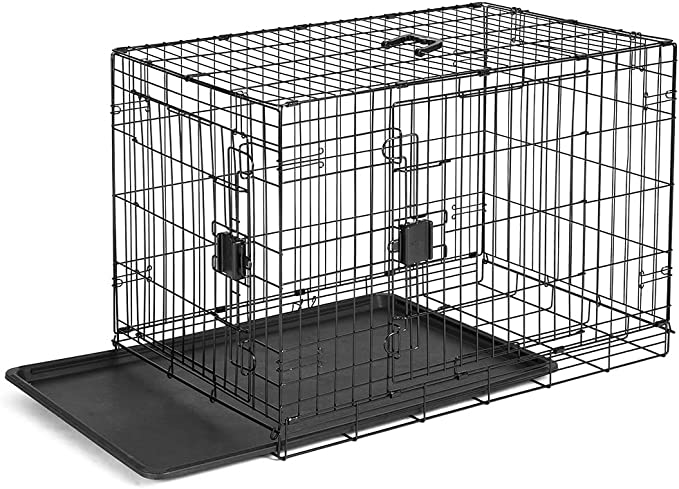 Photo 1 of amazon basics dog crate w/ double door 36 x 28 x 30 in