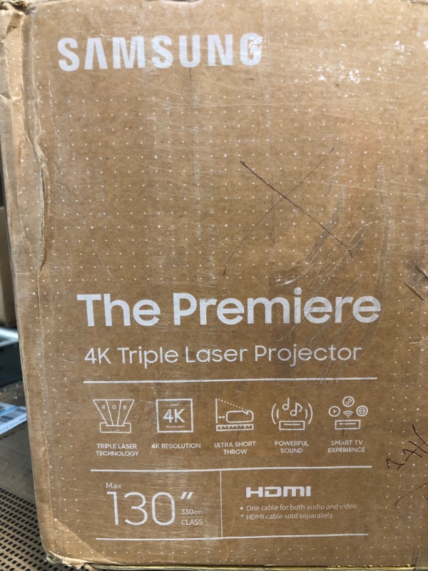 Photo 9 of SAMSUNG 130" The Premiere Ultra Short Throw 4K UHD Smart Triple Laser Projector for Home Theater