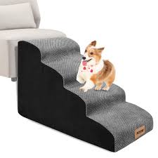 Photo 1 of * USED * High Density Foam Dog Ramp, Extra Wide Pet Steps with Non-Slip Bottom for High Beds ( 4 STEPS) 