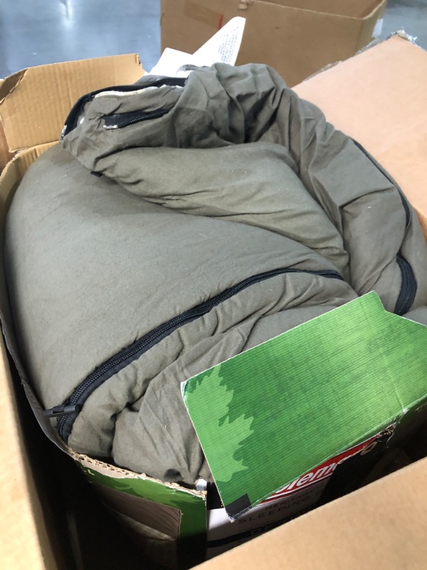 Photo 4 of * USED * Coleman Big & Tall Sleeping Bag | 0°F Sleeping Bag | Heritage Cold-Weather Camping Sleeping Bag