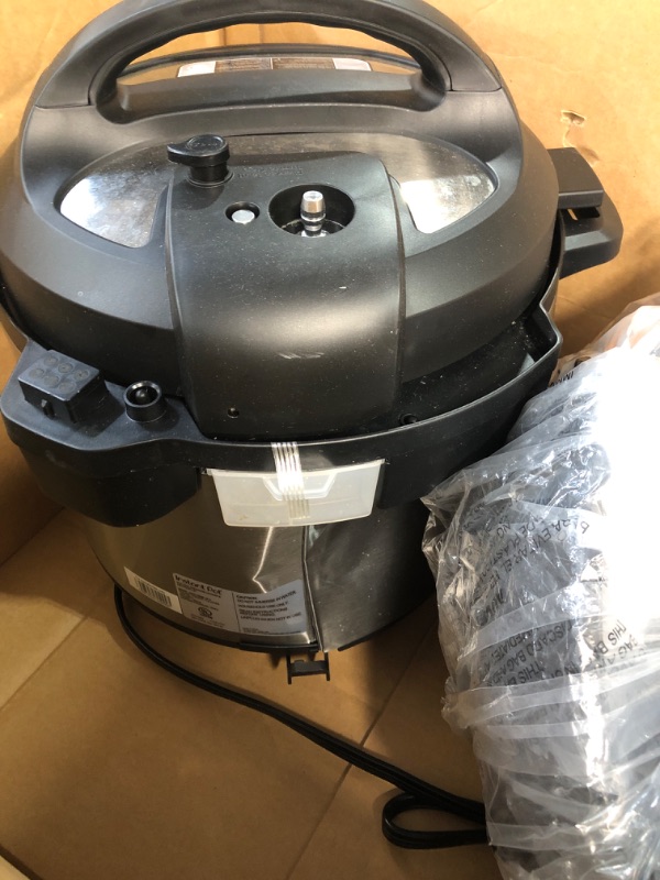 Photo 2 of * DAMAGED * Instant Pot 8 qt 11-in-1 Air Fryer Duo Crisp + Electric Pressure Cooker