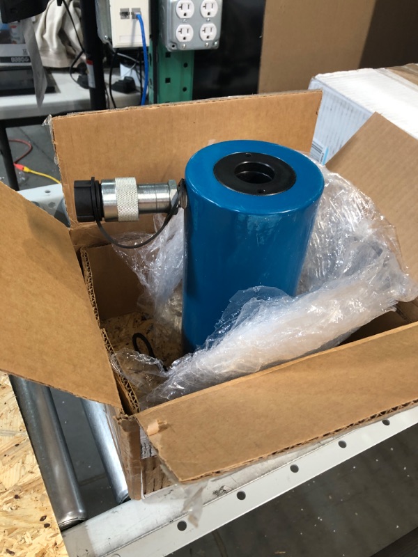 Photo 3 of * USED * TEMCo HC0003 - Hollow Hydraulic Cylinder Ram 30 TON 4 Inch Stroke (Optional Tonnages Availiable) Hollow Bore Single Acting 30 TON 4" Inch Stroke