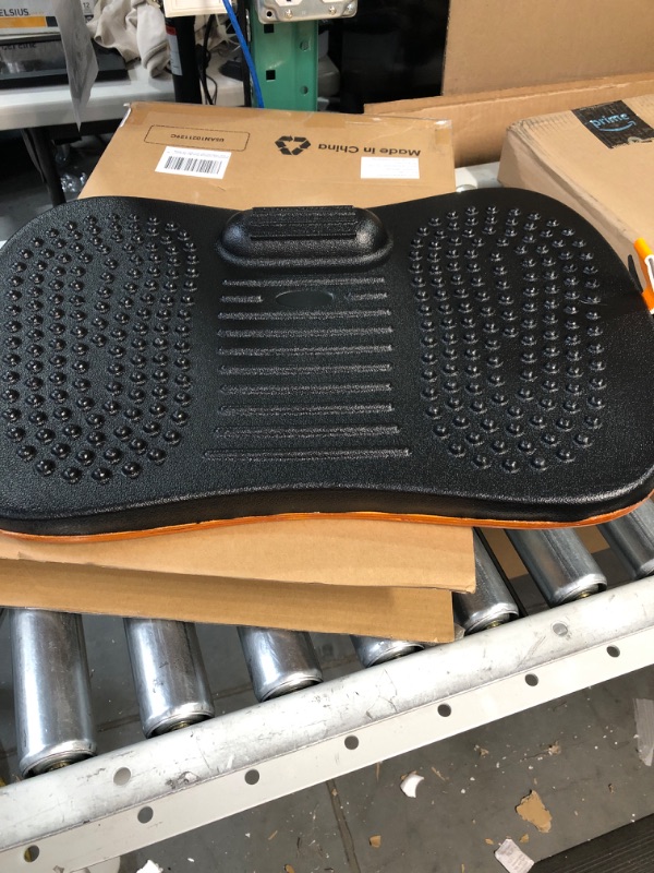 Photo 2 of Standing Desk Mat Balance Board, Wooden Wobble Anti Fatigue Mat Ergonomic Design, Office Comfort Floor Mat with Non-Slip Bottom