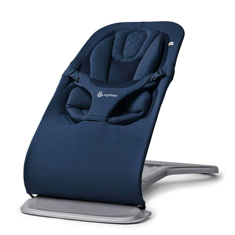 Photo 1 of Ergobaby Evolve 3-in-1 Bouncer, Adjustable Multi Position, Fits Newborn to Toddler, Midnight Blue