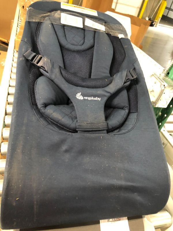 Photo 2 of Ergobaby Evolve 3-in-1 Bouncer, Adjustable Multi Position, Fits Newborn to Toddler, Midnight Blue