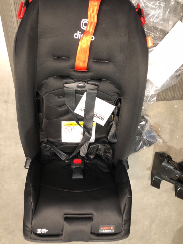 Photo 2 of Diono Radian 3R, 3-in-1 Convertible Car Seat, Rear Facing & Forward Facing, 10 Years 1 Car Seat, Slim Fit 3 Across, Jet Black Radian 3R Fits 3 Across Black Jet