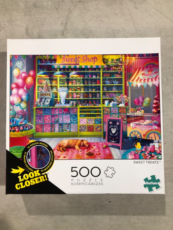 Photo 2 of Buffalo Games - Sweet Treats - 500 Piece Jigsaw Puzzle with Hidden Images