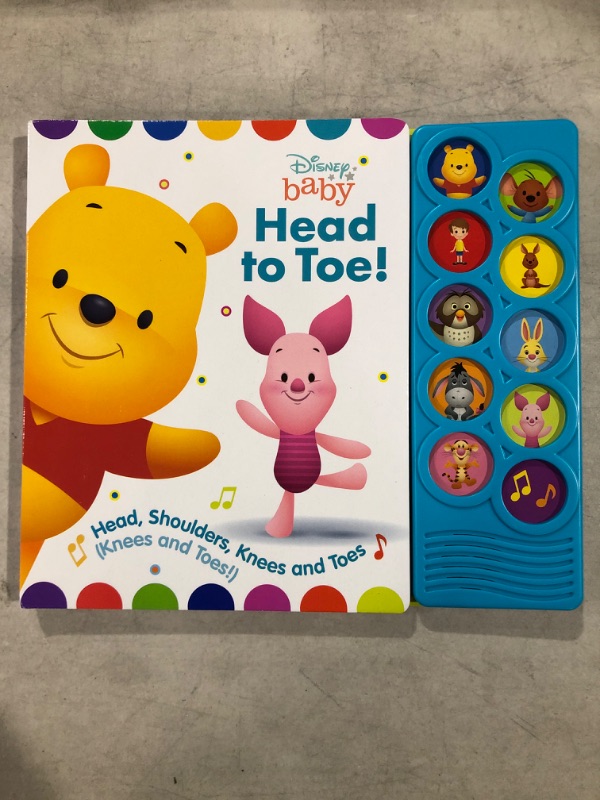 Photo 2 of Disney Baby Winnie the Pooh - Head to Toe! 10-Button Sound Book - PI Kids (Play-A-Song)