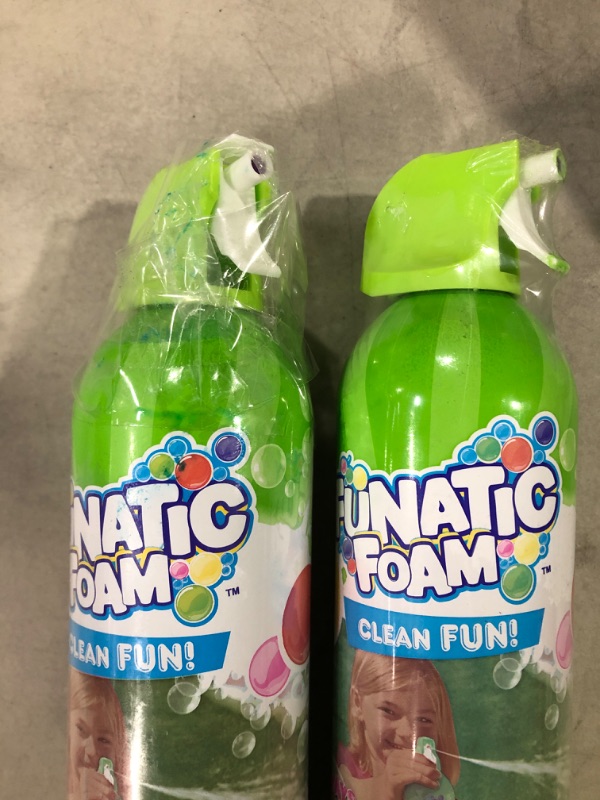 Photo 3 of [2pc] Funatic Foam 550ML Can - Soap Foam - Green - Ages 3+