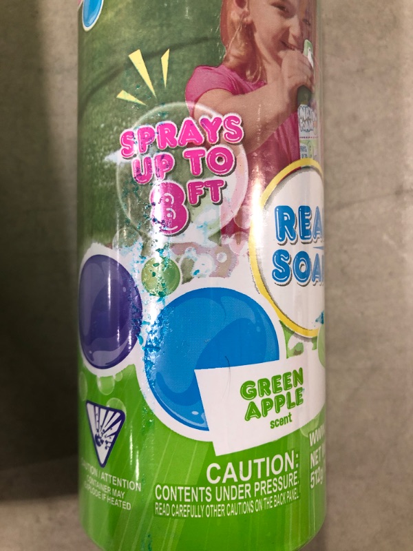 Photo 2 of [2pc] Funatic Foam 550ML Can - Soap Foam - Green - Ages 3+